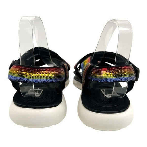 Marc Jacobs Comet Sport Rainbow Sequin Platform Sporty Outdoor Sandals Women 40 - Picture 6 of 15